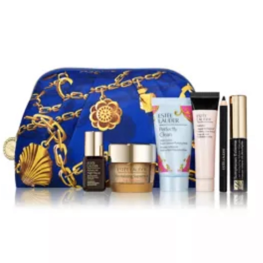 ESTEE LAUDER 7p Serum Revitalizing Supreme Cleanser Primer Pencil Mascara $139